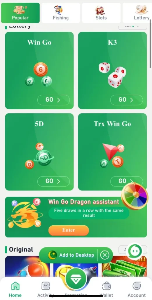 Popular Games in MAZAWIN